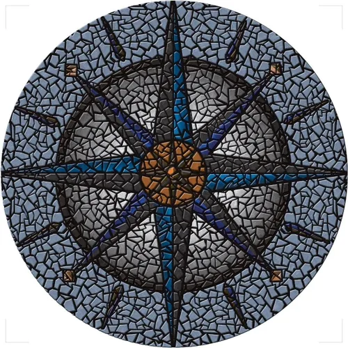 Vista 6 de Arte decorativo para piscina, tapete de piscina, más de 50 diseños, fácil de instalar y quitar