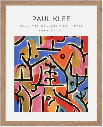 Vista 60 de Poster Master Póster vintage de Paul Klee – Impresión retro de cómicos – Arte de dibujo – Arte abstracto – Regalo para hombres y mujeres – Estilo-09