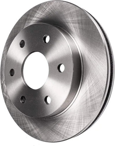 Vista 420 de Detroit Axle - Rotores de freno delantero para 04-13 Mazda 3 Rotores de frenos de disco 06-15 Mazda 5 Reemplazo: Rotor regular delantero de 11.81
