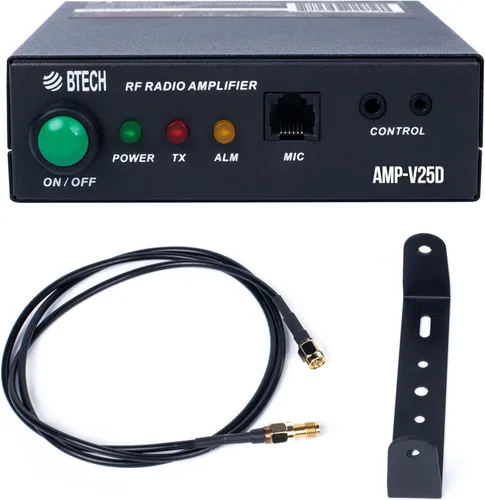 Vista 9 de BTECH AMP-U25D Amplificador Aumento de potencia de 20-40W para UHF (400-480MHz) Compatible con radios portátiles Amplifica modos analógicos