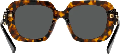 Vista 4 de Versace Gafas de sol Mujer Marco Habana Claro, Lentes Gris Oscuro, 54MM, Varios