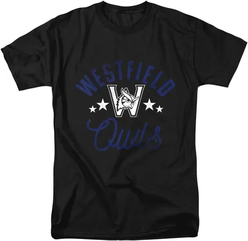 Vista 191 de Collegiate Distressed Mascot Unisex Adult T Shirt Collection 3 Universidad de Adelphi