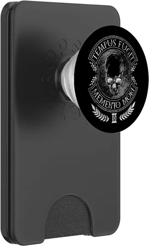 Vista 7 de Dichos latinos - Tempus Fugit Memento Mori PopSockets Swappable PopGrip
