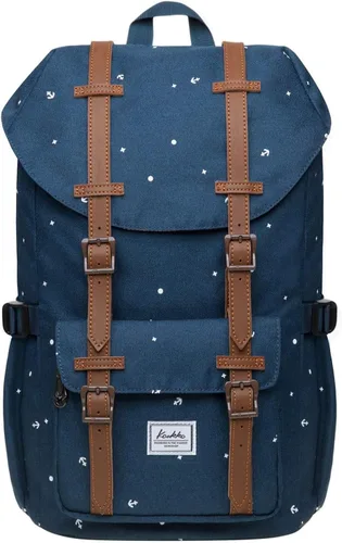 Vista 21 de Kaukko mochila para laptop de 15.6 pulgadas, mochila de viaje, 0-negro(2pc)), EP5-NEW 0-Negro (2 piezas)