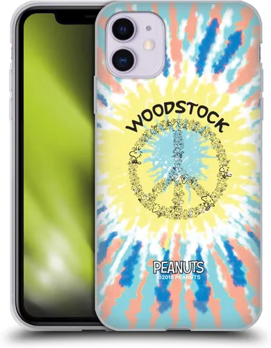 Vista 138 de Head Case Designs Funda de gel suave con licencia oficial de Peanuts Freak Flag Fly Woodstock 50th compatible con Apple iPhone 7 Plus/iPhone 8 Plus