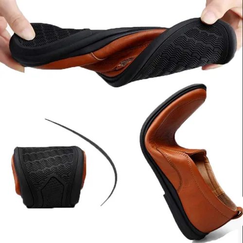 Vista 4 de USANDY Mocasines sin cordones para hombre, mocasines de conducción, mocasines casuales para hombre