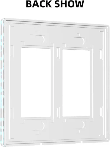 Vista 685 de Placa de Interruptor de Luz Azul de 1 Gang, Placa de Pared Decorativa de Palanca Individual, Cubierta de Placa de Pared de Palanca, Placa Frontal