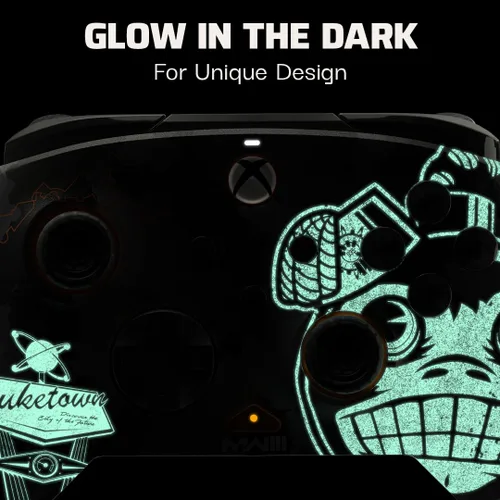Vista 3 de PDP REMATCH GLOW Wired Xbox Controller, Licensed by Microsoft for Xbox, Monkey Bomb Call of Duty