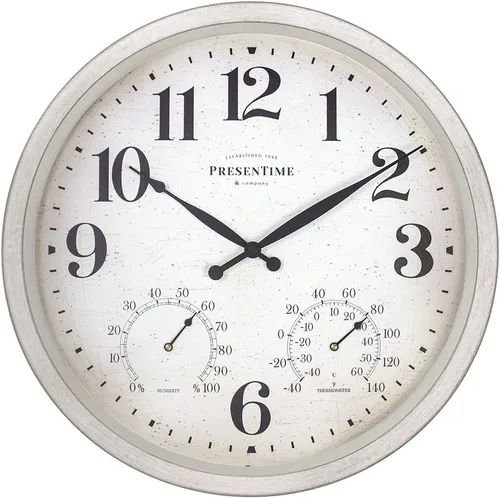 Vista 8 de Presentime - Reloj de casa de campo de 16 pulgadas para exteriores