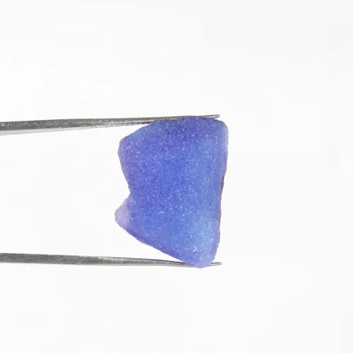 Vista 3 de Cristal curativo de piedras preciosas sueltas naturales de zafiro azul crudo en bruto 30.85 CT Zafiro crudo
