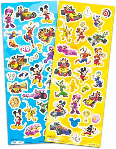 Vista 3 de Disney Mickey y Minnie Mouse - Juego de llaveros de Disney de 2 piezas con Mickey y Minnie para niños hombres mujeres más calcomanías y más Mickey