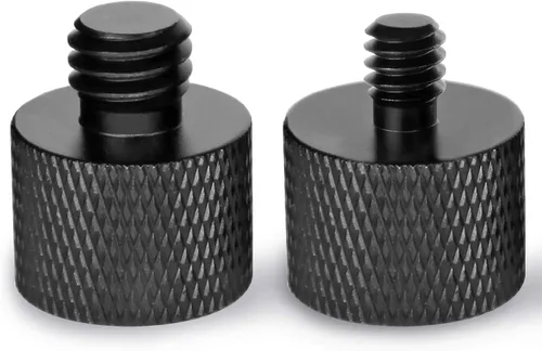 Vista 9 de Adaptador de 5/8 a 1/4, adaptador de rosca de micrófono de 5/8 pulgadas hembra a 1/4 pulgadas macho para soporte de micrófono, monitor de cámara