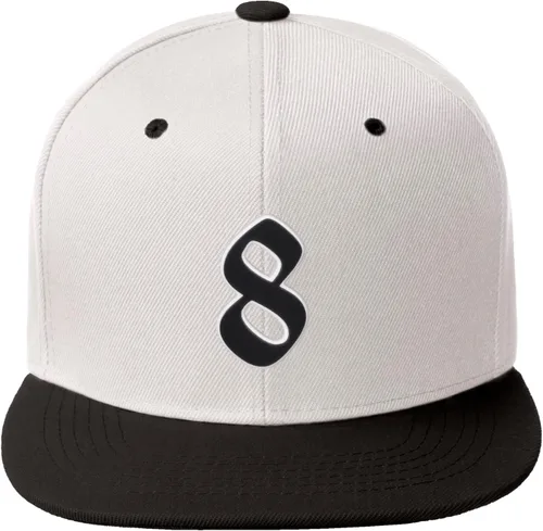 Vista 373 de Daxton Gorra clásica con visera de billete plano con letras del alfabeto inglés antiguo de la A a la Z