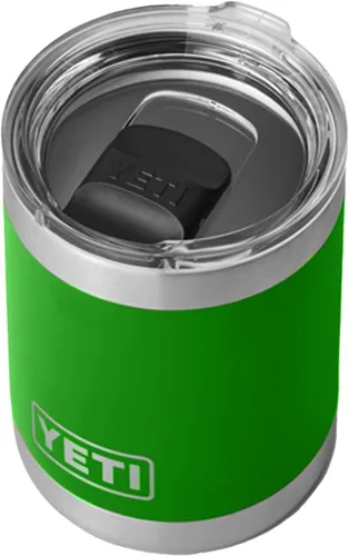 Vista 14 de Yeti Rambler Vaso corto de 10 onzas con aislamiento térmico al vacío, de acero inoxidable, con tapa MagSlider Rosa arenisca.