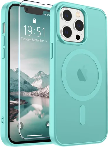 Vista 219 de SUPFINE Funda magnética para iPhone SE 2022 (3ª)/2020 (2ª), iPhone 8 (compatible con MagSafe) (protección contra caídas de grado militar), funda