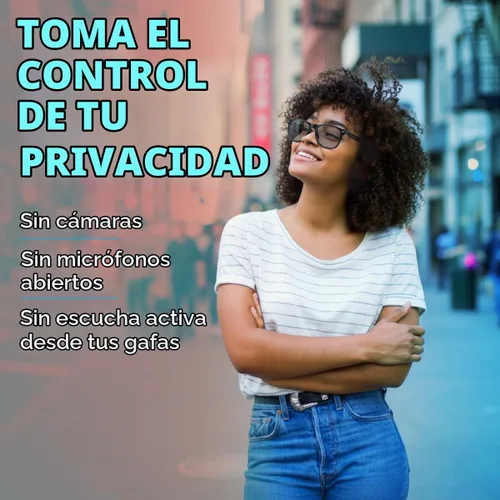 Vista 5 de Harmonix SonaVue - Lentes inteligentes con sonido de oído abierto, lentes fotocromáticos adaptables a la luz, protección UV400, filtro de luz azul