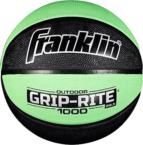 Vista 2 de Franklin Sports Grip-Rite 1000 - Baloncesto juvenil duradero de tamaño junior para escuela, campamento, práctica en casa, uso en interiores