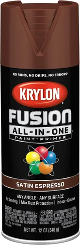 Vista 81 de Krylon Fusion - Pintura en aerosol adhesiva todo en uno para uso en interiores y exteriores, 12 onzas, vidrio de playa