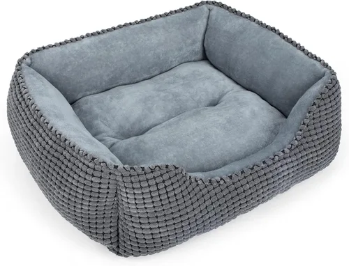 Vista 12 de MIXJOY Cama Ortopédica Rectangular Lavable para Perros Pequeños, Medianos y Grandes, Suave Calmante, Cama Duradera para Cachorros Durmientes Cojín