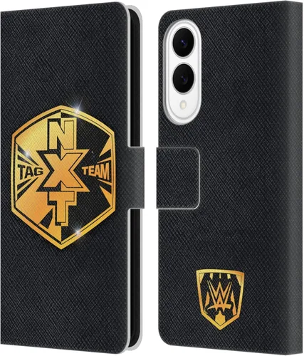 Vista 192 de Head Case Designs Officially Licensed WWE Cruiserweight Champion Title Belts Leather Wallet Case Compatible with Samsung Galaxy A07 4G Campeón