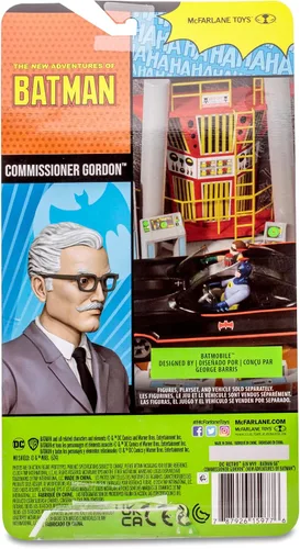 Vista 10 de McFarlane Toys - Figura de acción de DC Retro Comisionado Gordon (Las nuevas aventuras de Batman) de 6 pulgadas