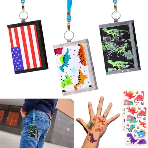 Vista 6 de Carteras para niños y niñas, carteras para niños, carteras para niños, carteras para niños, billetera para niños, cartera para niños, cartera