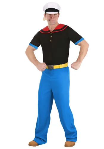Vista 5 de Disfraz de Popeye para Hombre Multicolor