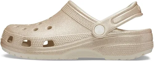 Vista 7 de Crocs Classic Clog - Glitter Champagne Glitter Hombres 9, Mujer 11 M
