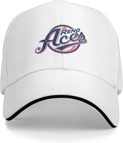 Vista 2 de Reno Aces Sandwich Gorra unisex clásica de béisbol unisex ajustable Casquette Dad Hat