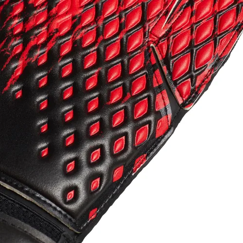 Vista 3 de Adidas Predator - Guante de portero Match Fingersave Negro/Rojo activo