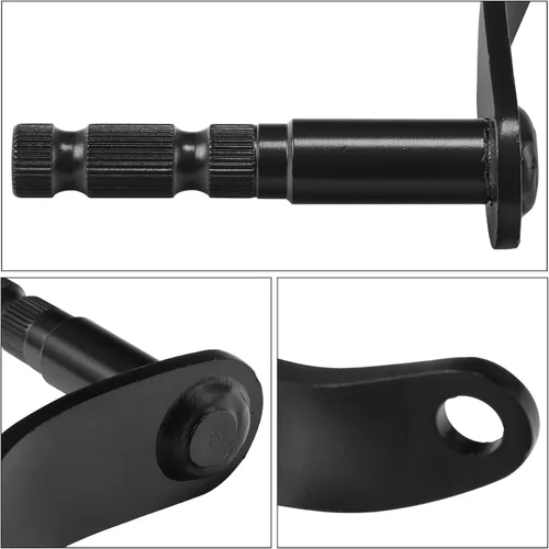 Vista 9 de TCT-MOTORPARTS Brazo de palanca de cambios negro para Harley Softail Slim FLS 2007-2017