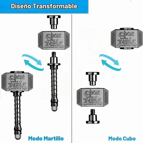 Vista 2 de Fidget Cube, Fidget Hand Finger Spinners Metal 2 en 1, Transformable Fidget Spinner Focus EDC Alivio del Estrés Juguetes Fidgets de la Punta