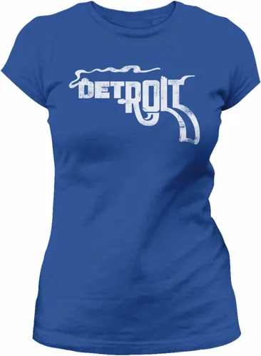 Vista 23 de Detroit Smoking Gun - Camisa para hombre y mujer, estilo vintage, suave Negro
