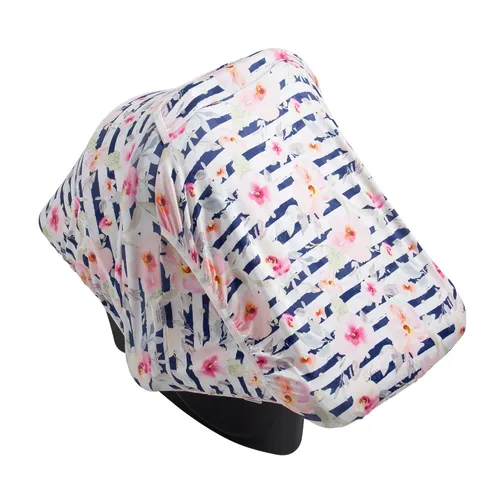 Vista 11 de Funda de asiento de automóvil para bebé, cubierta suave para protección solar, transpirable, cómoda, protección para asiento de automóvil