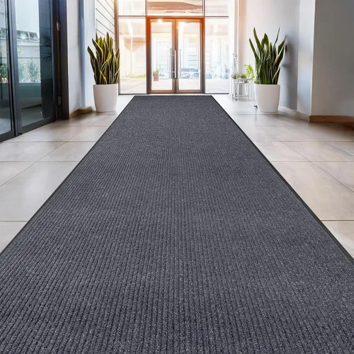 Vista 30 de LuxUrux Tapete de goma duradero para puerta, resistente, interior/exterior, fácil de limpiar, impermeable, patio, garaje, tapete comercial