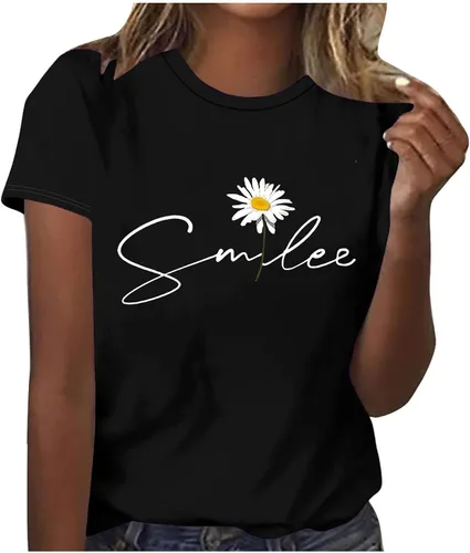 Vista 31 de Camiseta con estampado de animales para mujer, camiseta de libélula divertida, linda camiseta de manga corta, blusa de primavera 2023, camisas