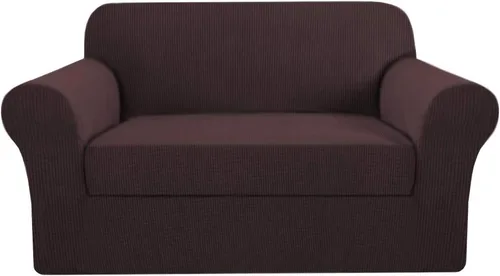 Vista 49 de H.VERSAILTEX - 2 fundas protectoras de licra suave Jacquard para respaldo de silla, lavable a máquina