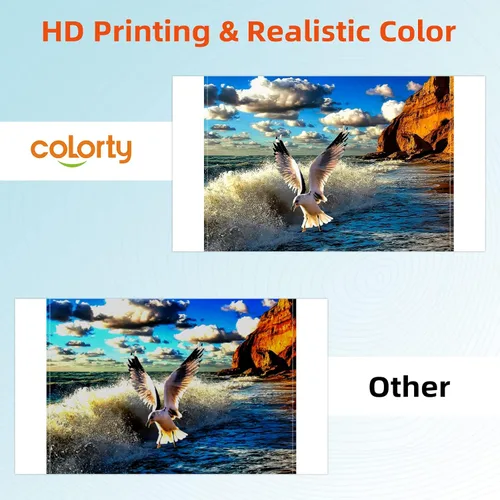 Vista 4 de COLORTY Paquete de 4 casetes de tinta a color de 4 x 6 compatibles con cartuchos de tinta Canon Selphy KP-108IN KP-36IN funciona para impresora