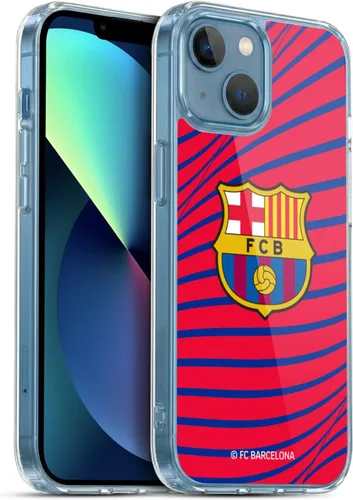Vista 297 de Head Case Designs Funda de gel suave con licencia oficial del FC Barcelona Barca Crest Graphics [protección de grado militar] compatible con Apple