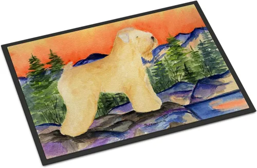Vista 259 de Caroline's Treasures SS8220MAT - Felpudo afgano de 18 x 27 pulgadas, para interiores y exteriores, para entrada, antideslizante, lavable, de pelo