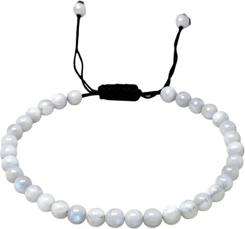 Vista 188 de Amazing Gemstone Crystal Anklet Ankle Bracelets for Women - Waterproof Beaded Healing Crystal Anklets, Plus Size Chakra Gemstone Bead Anklet