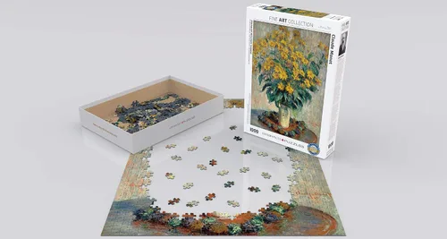 Vista 3 de EuroGraphics Alcachofa de Jerusalén por Claude Monet - Rompecabezas de 1000 piezas