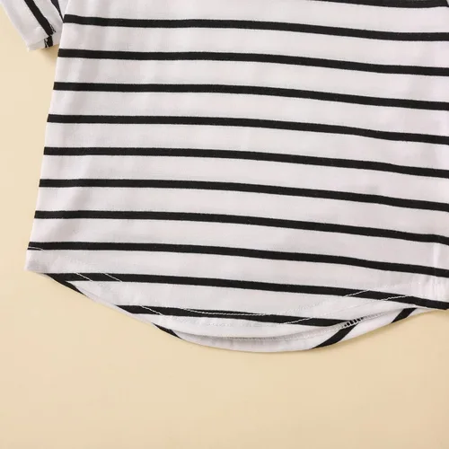 Vista 6 de Aimaopao Ropa de verano para bebés y niños pequeños, camiseta de manga corta