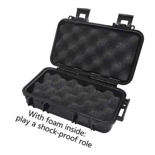 Vista 4 de SEIWEI Caja de seguridad impermeable sellada al aire libre Herramienta de plástico Caja de almacenamiento en seco para equipo electrónico