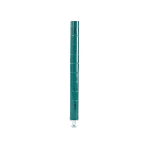 Vista 15 de Nexel Estantería de alambre ajustable Poly-Green, 4 niveles, organizador de almacenamiento comercial resistente, 18 x 54 x 74 pulgadas, verde