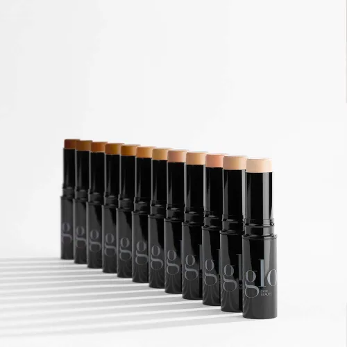 Vista 13 de Glo Skin Beauty Base mineral HD en barra Corrector de maquillaje infundido con ácido hialurónico Cobertura construible, contorno e iluminador