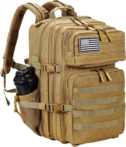 Vista 30 de LHI Mochila Táctica Militar para Hombres y Mujeres 45L Ejército 3 Días Mochila de Asalto Bolsa Mochila Grande con Sistema Molle