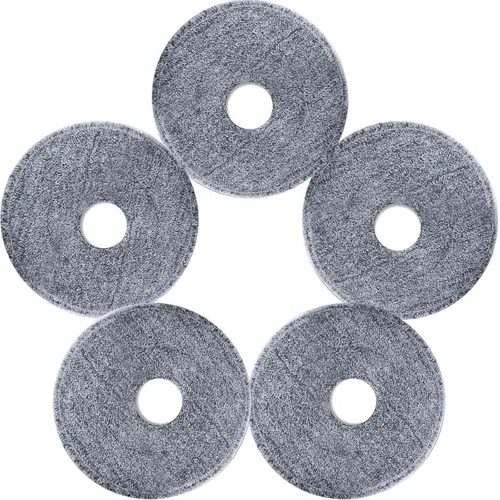 Vista 9 de VENETIO iMOP - Recambios de mopa giratoria: incluye repuestos de almohadillas de microfibra lavables de 10 pulgadas (cantidad 2) y reemplazos