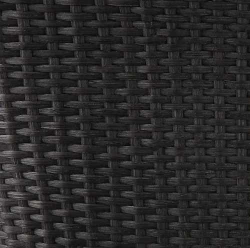 Vista 7 de Retrospec Cesta Toto rectangular tejida con correas de cuero auténtico y hebillas de latón
