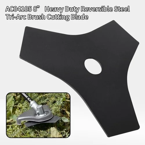 Vista 8 de AC04105 - Juego de 2 cuchillas de repuesto de acero reversible de 8 pulgadas para corte de cepillo Tri-Arc compatibles con Ryobi para Mdoels